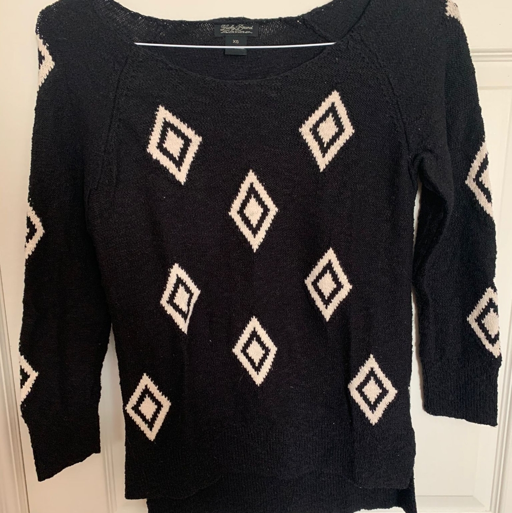 Lucky Brand diamonds Sweater